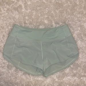 Mint green Lululemon shorts